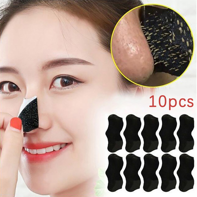 Face Mask Skincare - 10개입 유니섹스 블랙헤드 제거 마스크 필오프