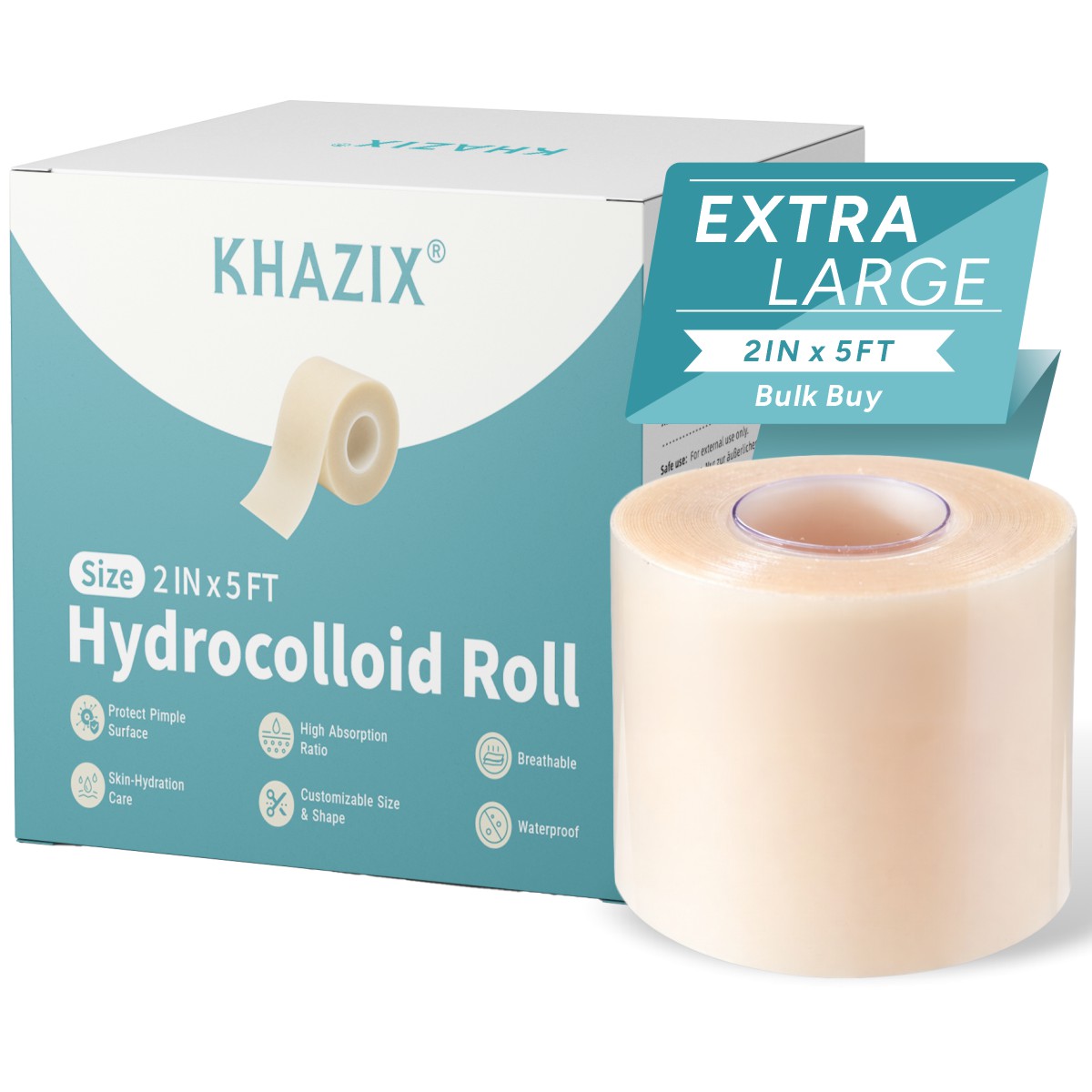 카즈익스 하이드로콜로이드 붕대 롤 2인치 x 5피트 맞 - Face Oil 리뷰 및 가격