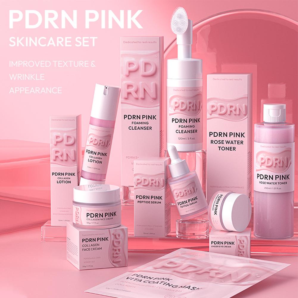 핑크 PDRN 연어 DNA 콜라겐 스킨케어 세트: 펩타 - Skincare Glowing 리뷰 및 가격