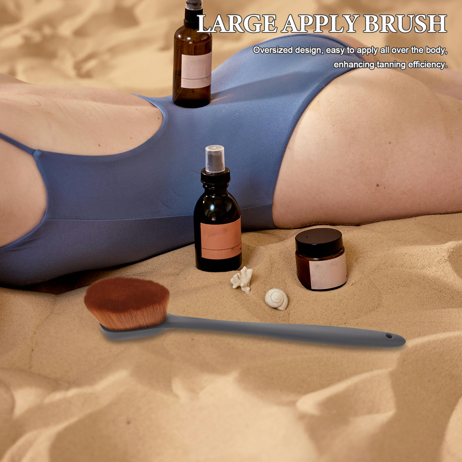 특대형 셀프 태닝 바디 브러시, 등에 바르는 로션 도포 - Body Lotion 리뷰 및 가격