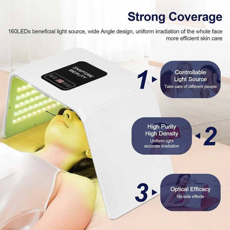7가지 색상 LED 광자 미용 마스크 피부 보습 나노  - Face Mask Skincare 리뷰 및 가격