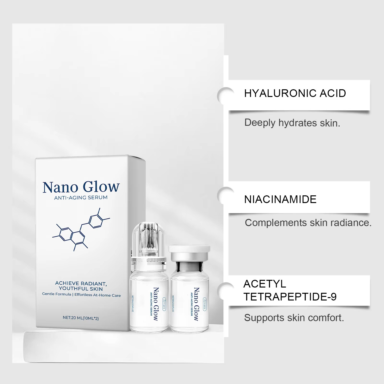 2개입, 10ml 용량의 페이셜 히알루론산 마이크로니들 - Face Moisturizer 리뷰 및 가격