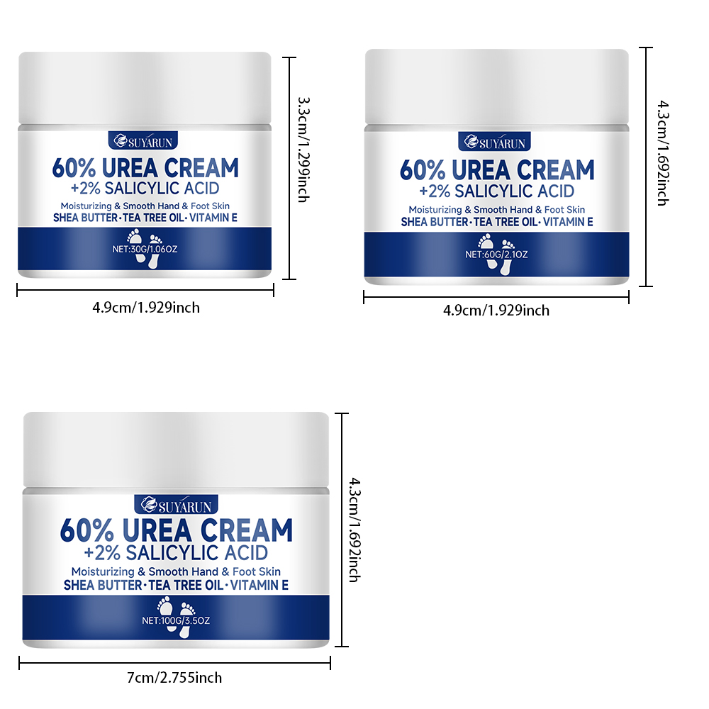 SUYARUN 갈라진 발뒤꿈치 및 건성 피부용 우레아  - Urea Foot Cream 리뷰 및 가격